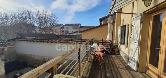 Dpt Drôme (26), à vendre BOURG DE PEAGE maison P5 avec grande cour