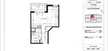 Location appartement 1 pièce 29 m²