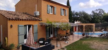 Villa 129.66m², 3 chambres, piscine, pool house