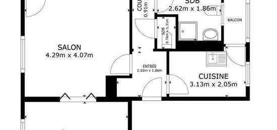 Appartement de T4 avec stationnement et cave