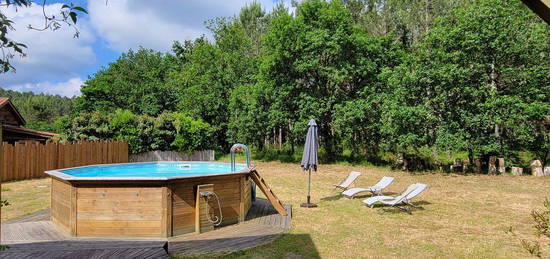 Jolie maison mitoyenne vue forêt et proche océan