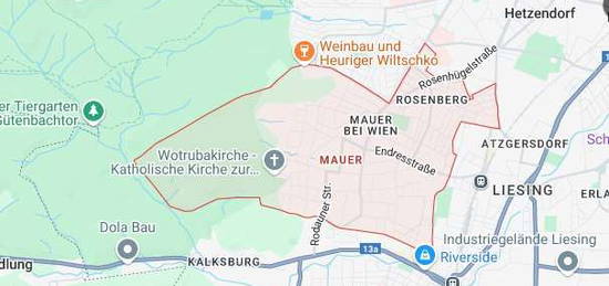 Anleger! 417m² Baugrund in Mauer, Altbestand mit Wohnrecht