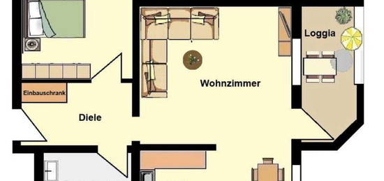 Kernsanierte 2-Zimmer Wohnung Troisdorf Rotter See