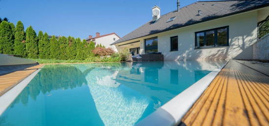 Wunderschönes Einfamilienhaus mit Waldblick in Hagenbrunn | Salzwasserpool | traumhafter Garten