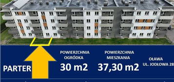 Mieszkanie z ogródkiem Oława-parter-37,30m2