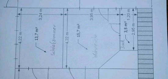 Große 2-Raum-Wohnung Kühlungsborn Ost mit Garten/Terrasse