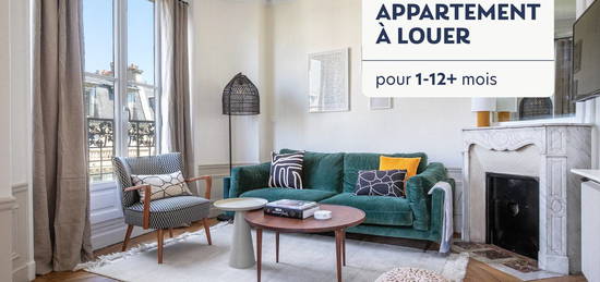 Appartement meublé  à louer, 3 pièces, 2 chambres, 69 m²