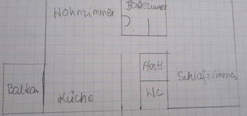 Exklusive 2-Zimmer-EG-Wohnung mit Balkon und Einbauküche in Siegen