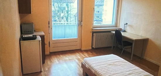 Zimmer-Apartment All iklusive in Detmold City mit Balkon