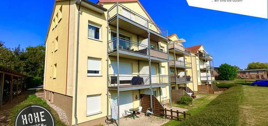 Als FeWo & Dauernutzung! Ca.63m² 3-Z. Whg., Hochparterre & Südbalkon mit traumhaftem Blick ins Grüne