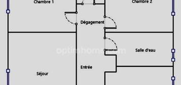 Appartement à vendre 3 pièces/2 chambres MONTIGNY LES CORMEILLES (village) cave et place de parking privative