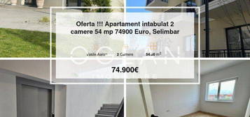 Oferta !!! Apartament intabulat 2 camere 54 mp 74900 Euro, Selimbar