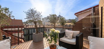 Penthouse with terrace in sunny Prague