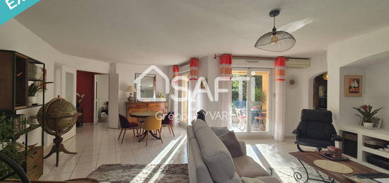 T3 88 M² AVEC TERRASSE JARDIN ET PARKINGS ET CAVE