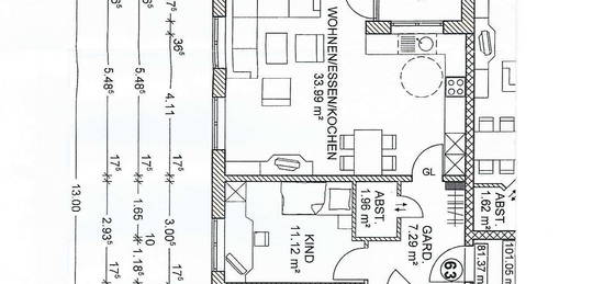 NEUBAU-Erstbezug  Helle schöne 3-Zimmer-Wohnung mit Balkon