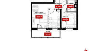 Mieszkanie na sprzedaż, 44 m² Psie Pole, Władysława Reymonta