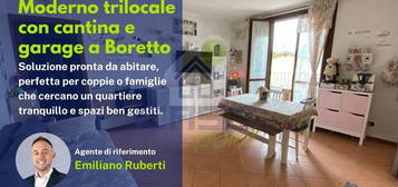 Trilocale via anteo carrara, Centro, Boretto