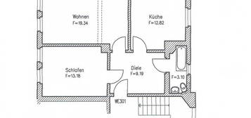 2-Raum-Wohnung mit Blick ins Grüne