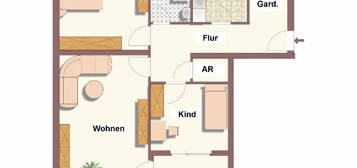 Wohnen im „Full-Service-Haus“: grosszügige 3-Zimmer-Wohnung mit Süd-Loggia in zentrumnaher Lage von Schwelm
