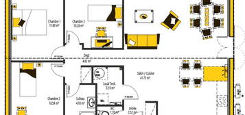 Maison neuve 3ch + terrain