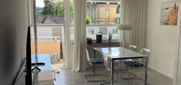 Möbliertes 1-Zimmer-Apartment mit Balkon im Kurgebiet Bad Münster