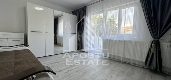 Apartament cu o camera, renovat, mobilat, centrala, zona ...