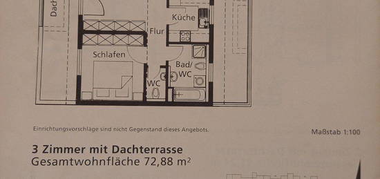 Schöne 3-Raumwohnung ab sofort zu vermieten