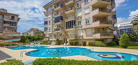 ALANYA AVM OBA SARAY APT 2+1:115M2 EŞYALI KİRALIK DAİRE