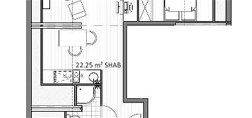 Location appartement 1 pièce 23 m²