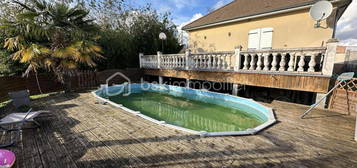 MAISON PLAIN PIED 97M2 AVEC 4 CHAMBRES + SOUS SOL TOTAL + PISCINE