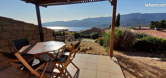 Mini Villa vue Exceptionnelle sur baie de Cupabia- Corse du Sud- Copropriété avec Piscine