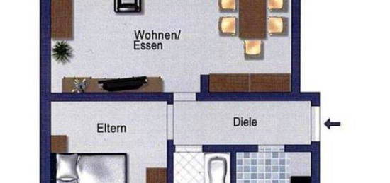 60qm Wohnung in 45711 Datteln, Nachmieter gesucht  (ab 01.11/12)