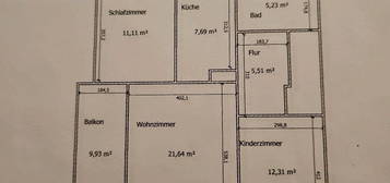 3 Zimmerwohnung ab 2025 zu vermieten