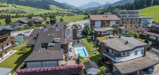 Dachgeschosswohnung mit Swimmingpool und Lifteinstieg in das Schigebiet