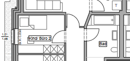 Neubau: Exklusive 4-Zimmer-Wohnung im linken EG mit großer Terrasse, Garten und Blick auf den Wald