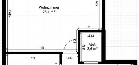 Stellingen, 2 Zi, Balkon