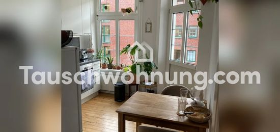 Tauschwohnung: Helle Altbauwohnung in Barmbek-Süd