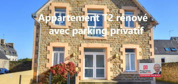 Appartement T2  rénové en centre ville de Treguier  48m2