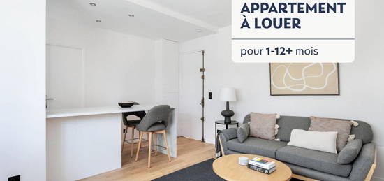 Appartement meublé  à louer, 2 pièces, 1 chambre, 36 m²