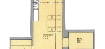 Neu renovierte 2-Raum-Wohnung mit EBK in Remagen