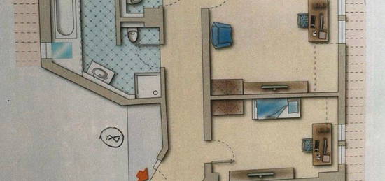 Topsanierte Altbau Dachgeschosswohnung, 4 Raum, WG fähig