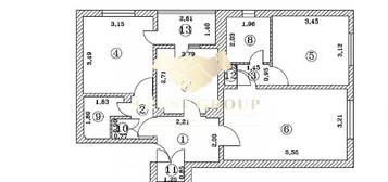 Apartament 3 camere Polona - Bloc 1981-2 bai