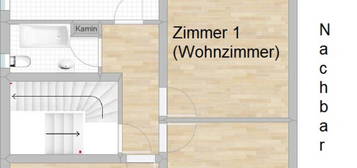 3-Zimmer-Dachgeschosswohnung mit Balkon