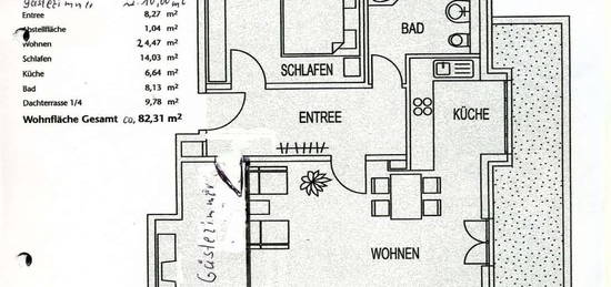 Sonnige Dachterassenwohnung