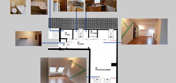 Nette Dachgeschosswohnung in ruhiger, zentraler Lage von Ochtrup