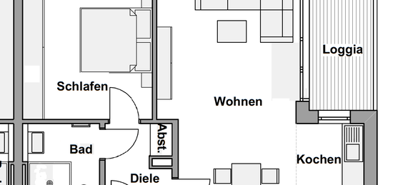 Neubau: 2-Zimmer Servicewohnung in Weilerswist