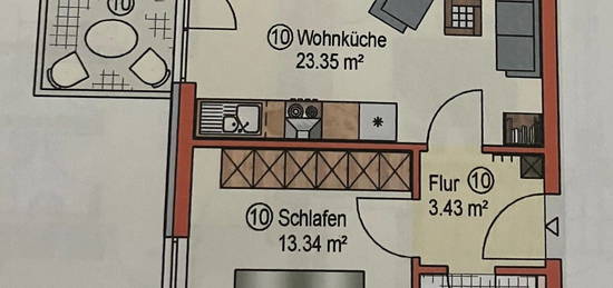 2 Zimmerwohnung zu vermieten in Bad Abbach