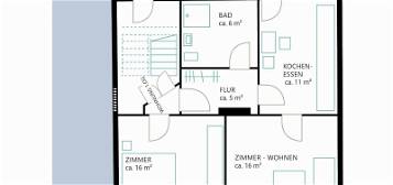 Sanierte 4  Zimmer - Maisonette - Wohnung im Stadtteil Frauenberg