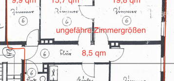 Helle Altbauwohnung in 37083 4 ZKB + B 2. OG komplett saniert