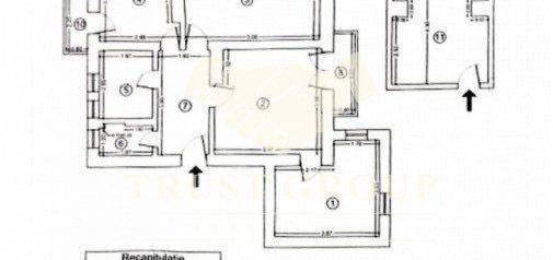 Apartament in vila | 3 camere | Domenii | Necesita renovare